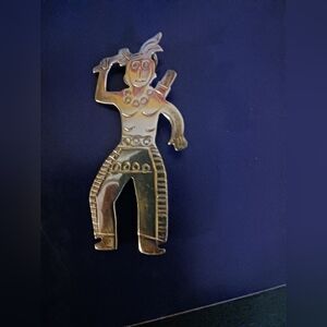 Vintage Sterling Made in Mexico Native American Pin/Pendant